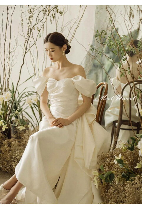 楽天市場】ウェディングドレス ウエディングドレス 二次会ドレス 結婚  