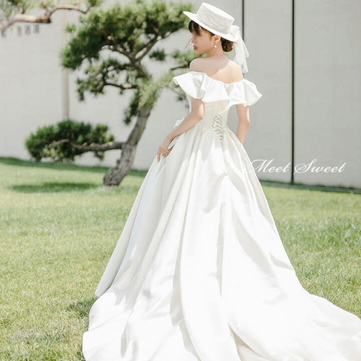 楽天市場】ウェディングドレス ウエディングドレス 二次会ドレス 結婚  