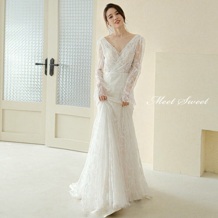 楽天市場】ウェディングドレス 二次会ドレス 結婚式 スレンダードレス  