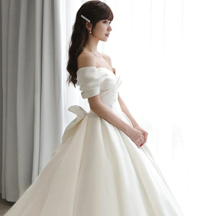 楽天市場】ウェディングドレス 二次会ドレス 結婚式 ブライダルドレス  