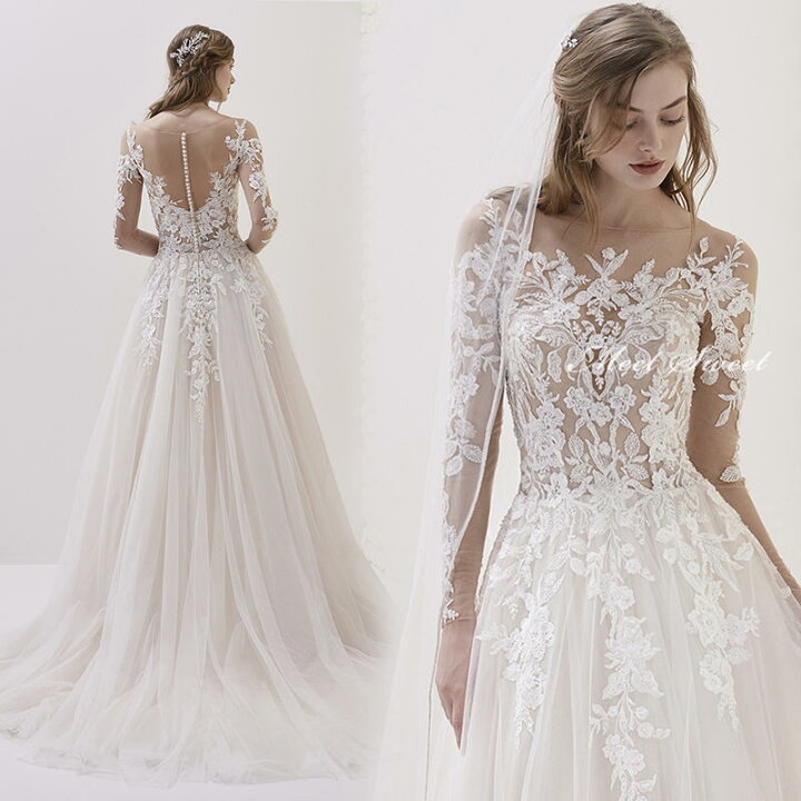 楽天市場】ウェディングドレス ウエディングドレス パーティードレス  