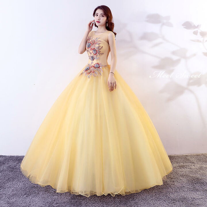 楽天市場】ウエディングドレス カラードレス 演奏会用ロングドレス  