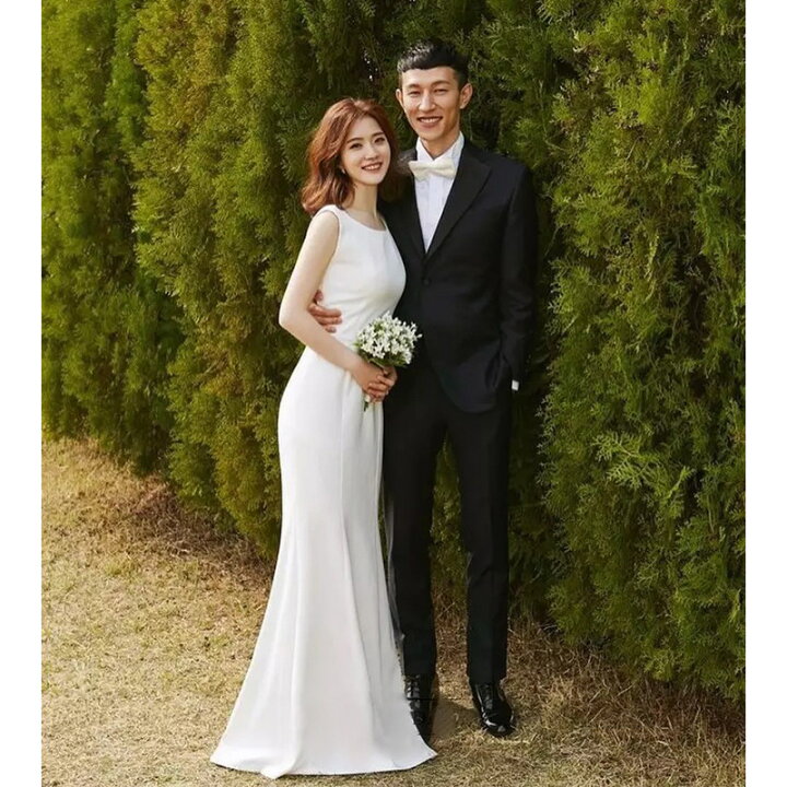 楽天市場】ウェディングドレス ロングドレス 結婚式 フォト 