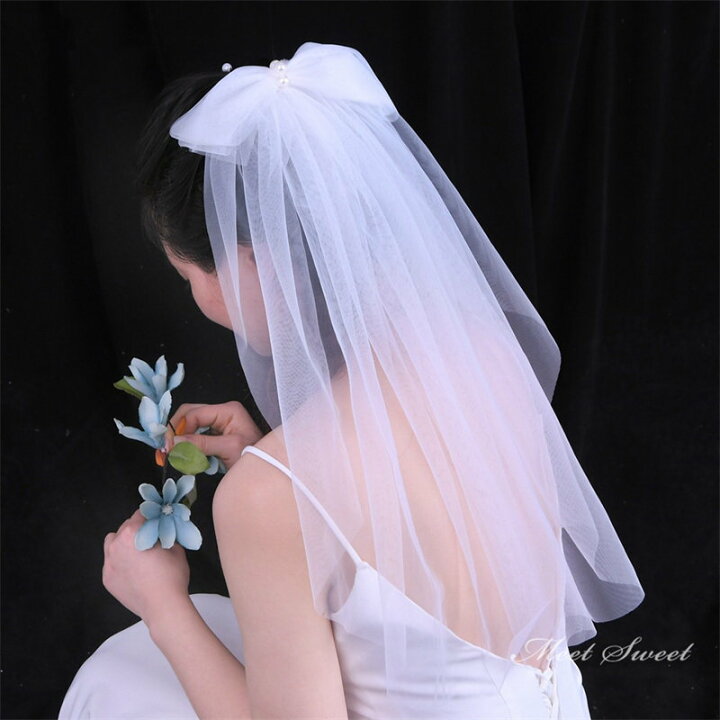 楽天市場】付け袖 リボン 取り外し袖 結婚式 花嫁 ブライダル 二次会  