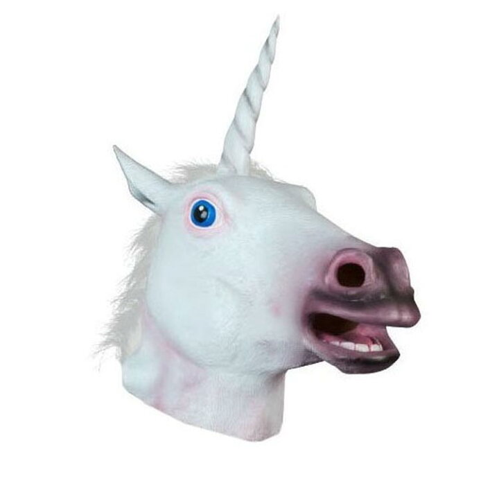 仮面 コスプレ ハロウィン お面 ラテックス ユニコーン 動物の頭部マスク 仮装 かぶりもの クリスマス コスチューム パーティー ミートスウィート ユニコーン 被り物 ハロウィン