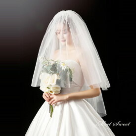 結婚式 コーム付き ウエディングベール ホワイト オフホワイト フェイスアップベール ベールダウン 二次会 ブライダル 花嫁 披露宴 ウェディングベール 安い ブライダルベール 花嫁ベール ロングベール ショートベール ウェディング小物 前撮り 後撮り