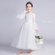 キッズ 長袖ワンピース ワンピース 子供服 女の子 ワンピース 子供ドレス ジュニア フレア おしゃれ 可愛…