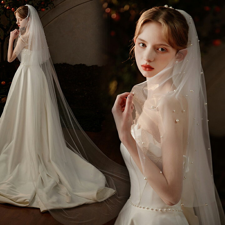 楽天市場】ウエディングベール ウェディングベール ロングベール  