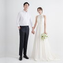 ウェディングドレス ウエディングドレス ロングドレス 二次会 結婚式 前撮り ブライダル 花嫁 スレンダードレス ホルターネック 後ろリボン 袖なし 海外挙式 フォトウェディング オフホワイト wedding dress パーティードレス 小さいサイズ 大きいサイズ