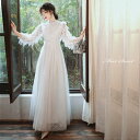 カラードレス ファスナー パーティードレス フォーマルドレス ロングドレス ホワイト 長袖 結婚式 二次会 発表会 スレンダードレス ハイネック フェザー 前撮り ゲストドレス ウェディングドレス ウエディングドレス イブニングドレス 演奏会 披露宴 Aラインドレス