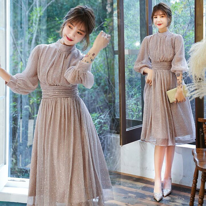 カラードレス 袖あり Dress ordermaide （チュノアウエディング【公式  