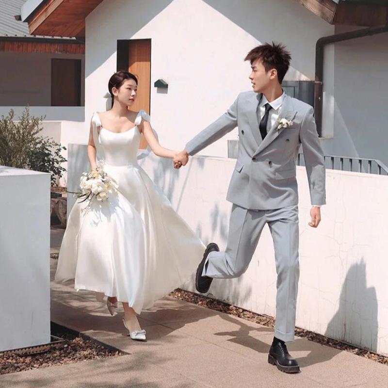 ☆超目玉】 結婚式 前撮り ウェディングドレス スーツ・フォーマル