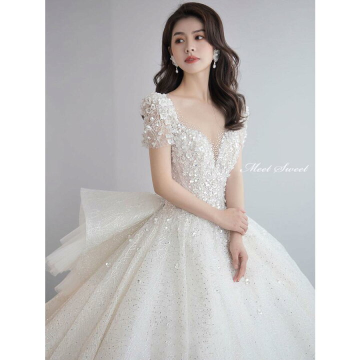 楽天市場】ウェディングドレス ウエディングドレス 二次会 結婚式 前 