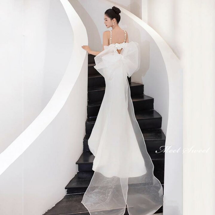 楽天市場】ウェディングドレス ウエディングドレス 二次会 結婚式 前  