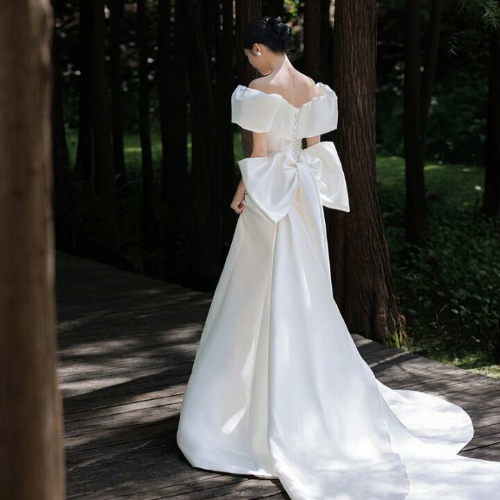 楽天市場】ウェディングドレス ウエディングドレス 二次会 結婚式 前  