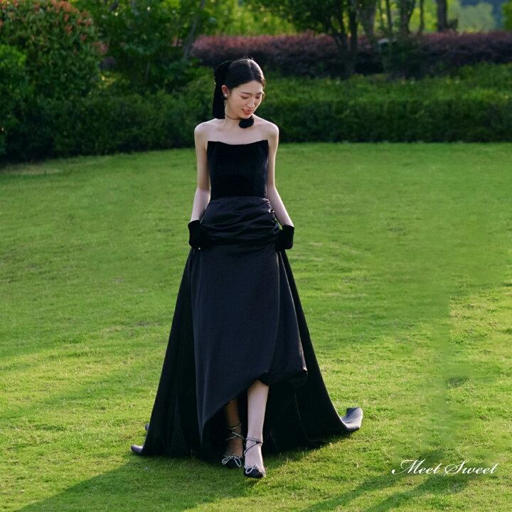 楽天市場】カラードレス ロングドレス パーティードレス ウェディング  