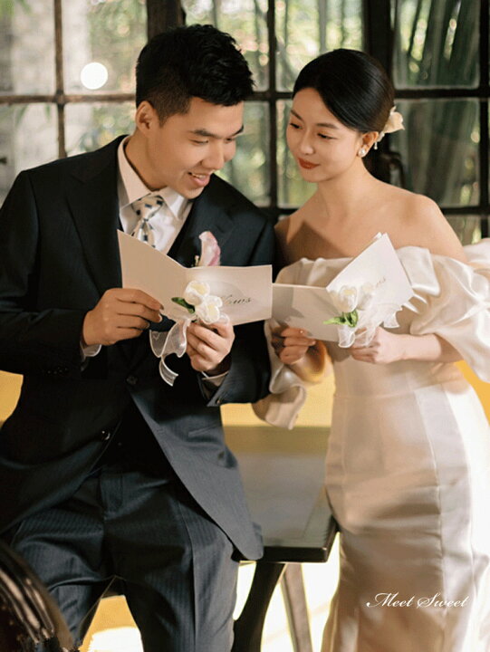 楽天市場】ウェディングドレス ロングドレス 二次会 結婚式 前撮り 