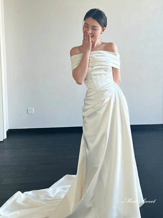 楽天市場】ウェディングドレス 2way 2点セット ビスチェ ロングドレス  