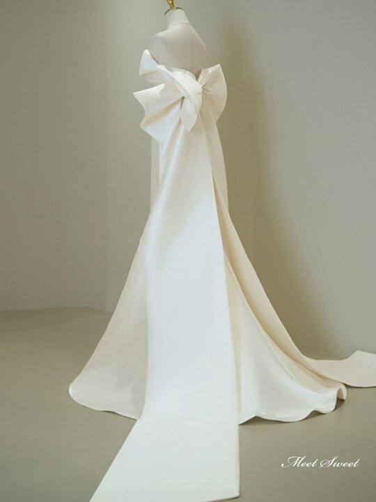 ALLURÉ Wedding ウェディング ドレス MT リボン ビスチェ