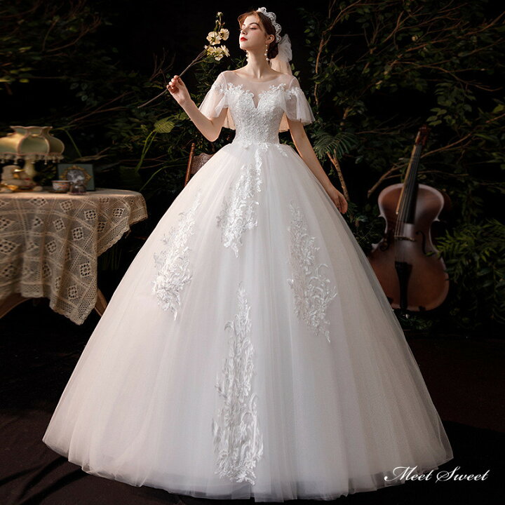 C37 2024新入荷 ウエディングドレス 豪華ドレス ロングドレス 前撮り  