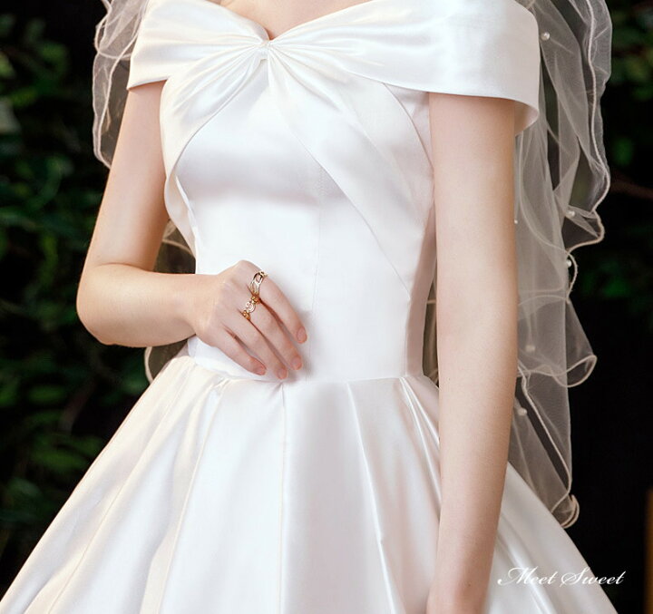 楽天市場】ウェディングドレス ロングドレス プリンセスラインドレス 7 
