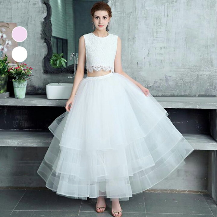 楽天市場】ウェディングドレス 2点セット ロングドレス Aラインドレス  