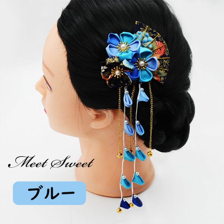 楽天市場】髪飾り ヘアアクセサリー ヘッドドレス 和装小物 つまみ細工 