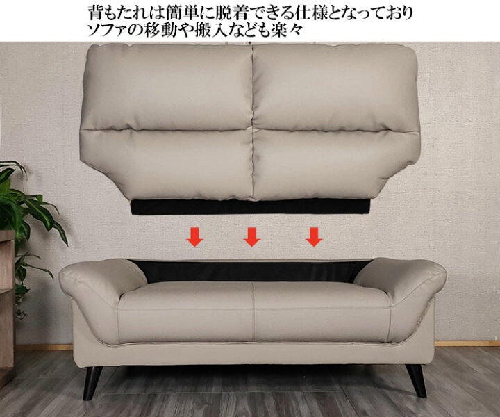 楽天市場】【月間優良ショップ受賞】送料無料 3年保証 高級本革2人掛け 