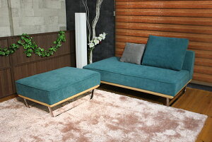 【月間優良ショップ受賞】3人掛けソファー ウッドフレーム コーデュロイ ファブリック カウチソファ 片肘 2人掛け 布 カウチソファー ブルー グリーン L型 スチール ローバック ソ カーキ 三