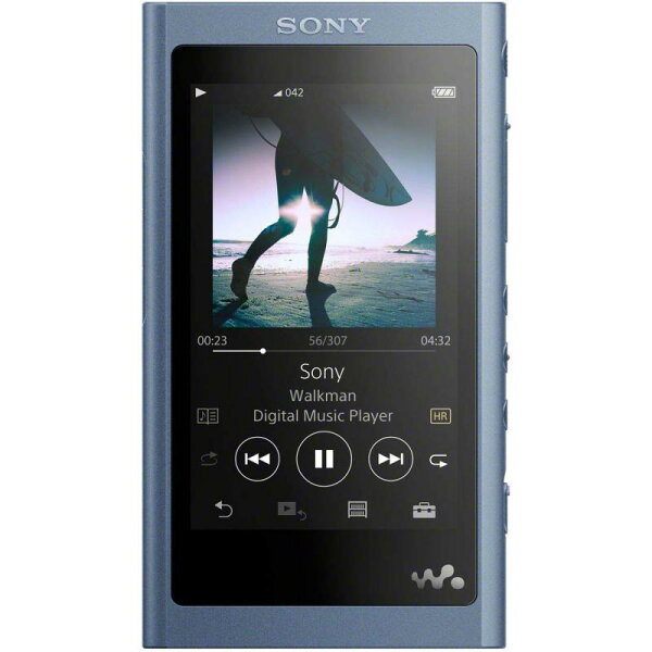 【中古】ソニー ウォークマン Aシリーズ 16GB NW-A55 : MP3プレーヤー Bluetooth microSD対応 ハイレゾ対応 最大45時間連続再生 2018年モデル ムーンリットブルー NW-A55 L