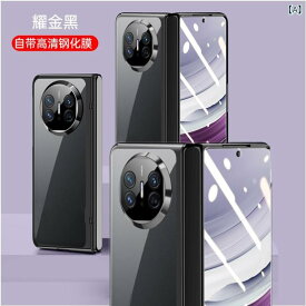 スマートフォンケース Huawei チェーン 電気メッキ加工 透明 衝撃吸収 フルカバー