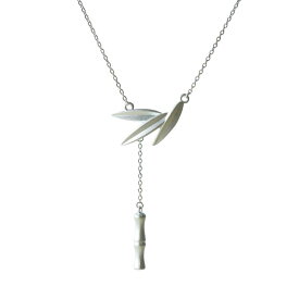 ネックレス レディース 竹モチーフ アクセサリー シルバー925 ペンダント 豪華感 おしゃれ 普段使い 対応 ギフト プレゼント