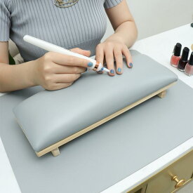ネイルケア 美容セット 手枕 クッション テーブルマット 原木 皮革 防汚 ネイルサロン 専用 多機能