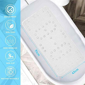 �o�X�}�b�g �z�Օt�� �����}�b�g ����~�� ���A �o�X���[�� �V�����[�}�b�g �z���C�g 43×91cm2