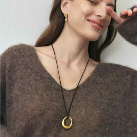 ネックレス レディース 高見え ロング ペンダント アクセサリー 秋冬向け 普段使い おしゃれ かわいい