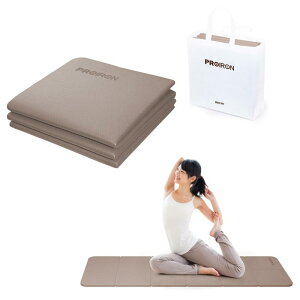 PROIRON ���K�}�b�g �܂肽���� �X�g���b�`�}�b�g 6mm �R���p�N�g �g���x�� �g���[�j���O�}�b�g ���� �y�� �����^�� TPE�ޗ� 183×61×0.6cm