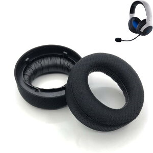 �C���[�p�b�h For Sony PULSE 3D/PlayStation 5 PS5 �ɑΉ� ���� �p �w�b�h�z���p�b�h �h�~���R��h�~ 1�g  �Ȃ񂵂� �����x�t�H�[��RuiMi�i���b�V���t�@�u���b�N/�u���b�N�j