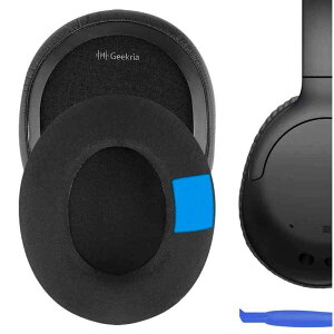 Geekria �C���[�p�b�h Sport �݊��� �p�b�h �\�j�[ Sony WH-CH700N, WH-CH710N, WH-CH720N �w�b�h�z���ɑΉ� �p�b�h �C���[/�C���[�J�b�v (��p�W�F��/�u���b�N)