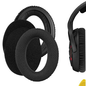 Geekria �C���[�p�b�h Comfort �݊��� �p�b�h �[���n�C�U�[ Sennheiser GAME ONE/ZERO, PC 360/ 363D/ 373D �w�b�h�z���ɑΉ� �p�b�h �C���[/�C���[�J�b�v ���b�V���t�@�u���b�N (�u���b�N)