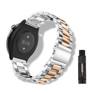 [ReHowy] �o���h Amazfit T-Rex 3 Pro 44mm/Active 2 Square/Active 2 �Ή� �����o���h 20mm �r�W�l�X�� �X�e�����X�� �A�}�Y�t�B�b�g �A�N�e�B�u2 �����x���g �T�C�Y���߉\ �����H��t�� �R