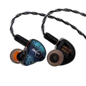 Linsoul ZiiGaat×Fresh Review Arete 1DD+4BA�n�C�u���b�h�^�u���b�N�n�C�G���hHiFi�C���t�H�� ����10mm�o�C�I�Z�����[�X�U���_�C�i�~�b�N�h���C�o�[ �A�����J��Knowles�o�����X�h�E�A�[�}�`���A�h��