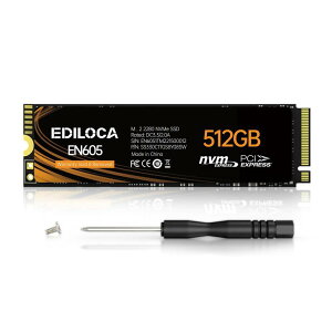 EDILOCA EN605 SSD PCIe Gen 3.0×4 NVMe1.3 M.2 2280 �����^SSD