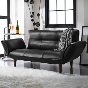 ソファ ソファー カウチソファ ブラック ホワイト 幅:170cm?179cm 奥行き:110cm?119cm 高さ:60cm?69cm 既成品 エレガント カジュアル カントリー シンプル ナチュラル ベーシック モダン 無地 要組