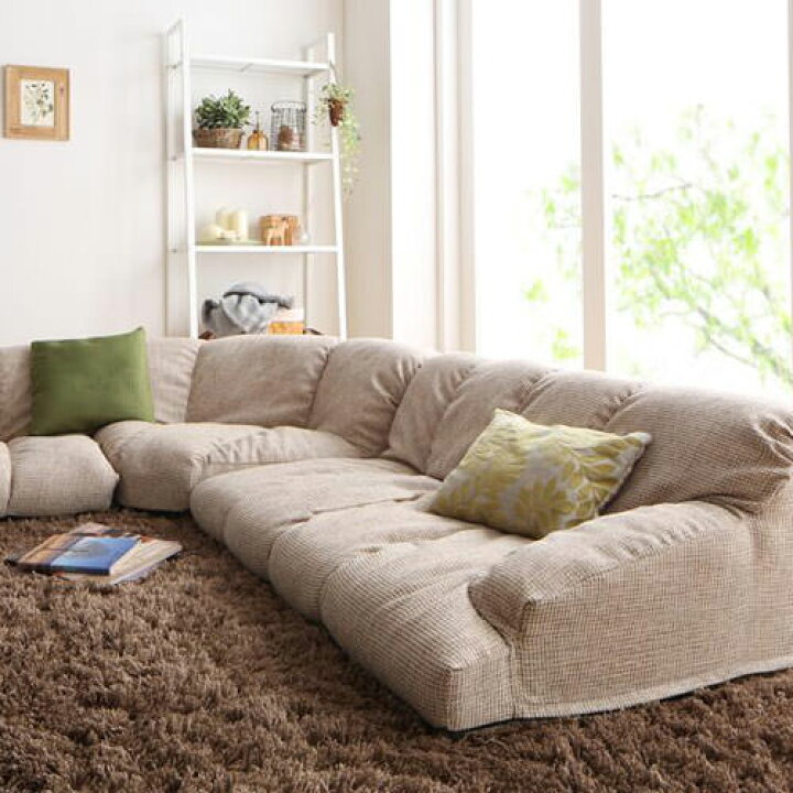 楽天市場】ソファ 4人用 1P幅55cm 2P幅103cm コーナー幅107cm 