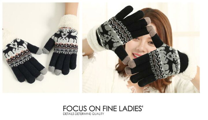 楽天市場 送料無料 スマホ手袋 対応 レディース ニット 女の子 手袋 レディース 裏起毛 手袋 ジュニア 女の子 デザインニット ニット 防寒 手袋 クリスマス 裏起毛 レディース 小物 マフラー 手袋 誕生日 プレゼント クリスマス ギフト 期間限定10 Offクーポン配布中