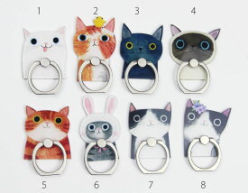 楽天市場 スマホリング 猫の通販
