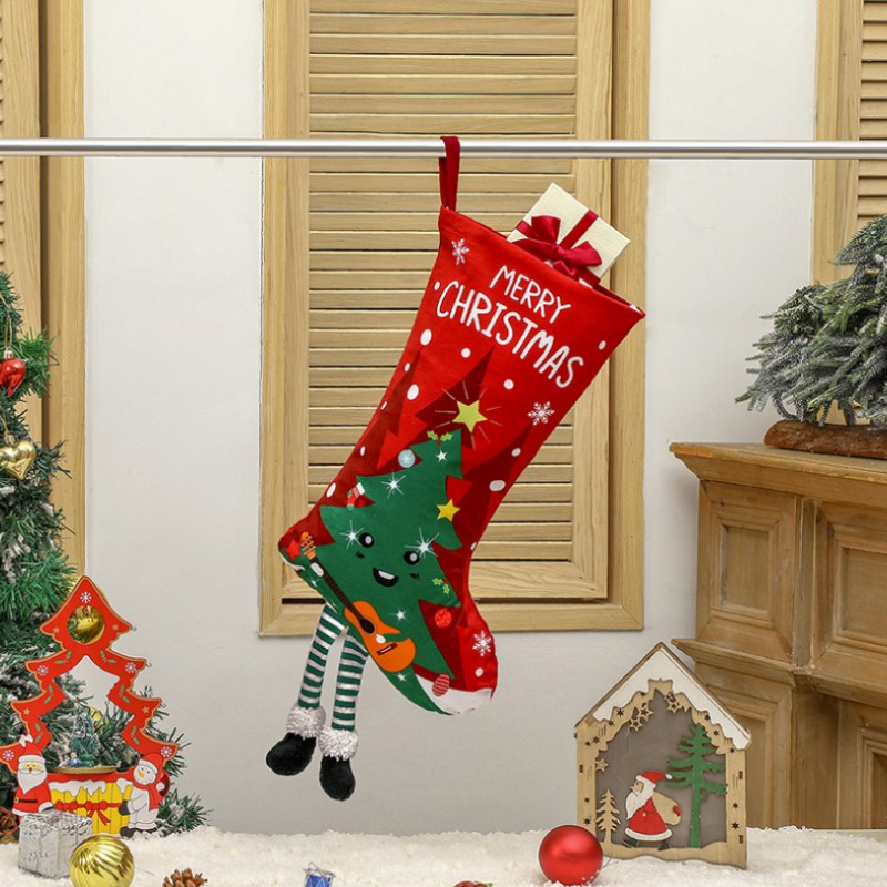 楽天市場】2点セット クリスマス 靴下 かわいい プレゼント入れ サンタ