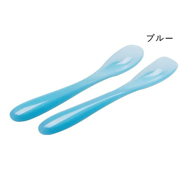 楽天市場 シリコン スプーン 2本セット ベビー スプーン シリコン お口当たりやさしい 2色 かわいい 離乳食 すくいやすい ソフトスプーン ヨーグルト ジャム ピンク ブルー キッズ レギュラーサイズ 赤ちゃん 耐熱 食洗機対応 3カ月から 一体ヘラ型 柔らかい 045