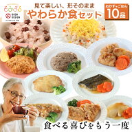 【お買い物マラソン15％オフ】やわらか食 人気の10品セット 介護食 やわらか 冷凍 冷凍食品 柔らかい 介…