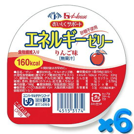 ハウス おいしくサポート エネルギーゼリー りんご 98g ハウス食品 介護食【YS】